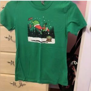 Grinch Baby Yoga T Shirt